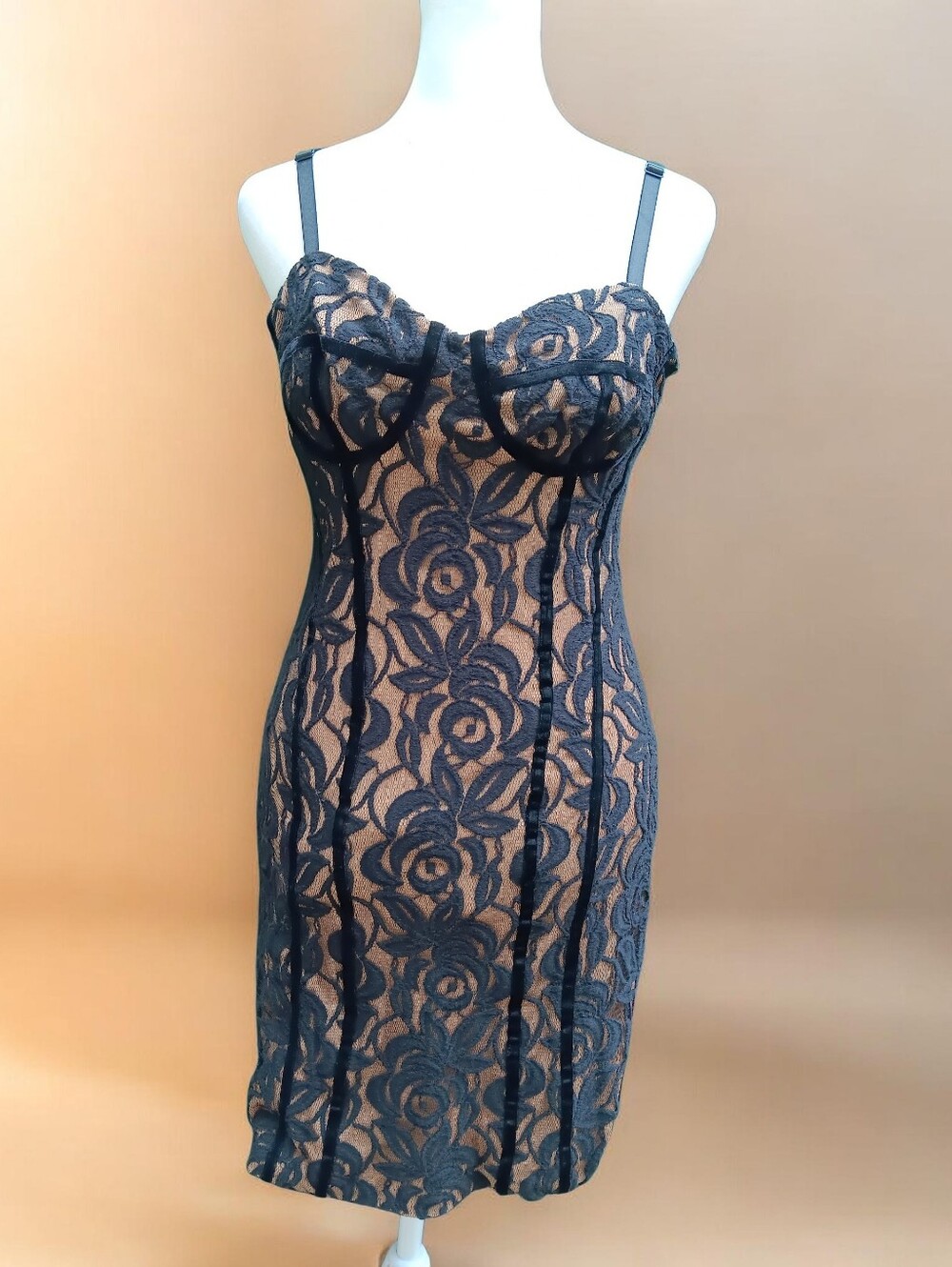 INC Black lace vintage mini cocktail dress. NEW, never Worn.